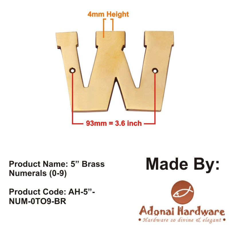 4" Brass Letters (A-Z)