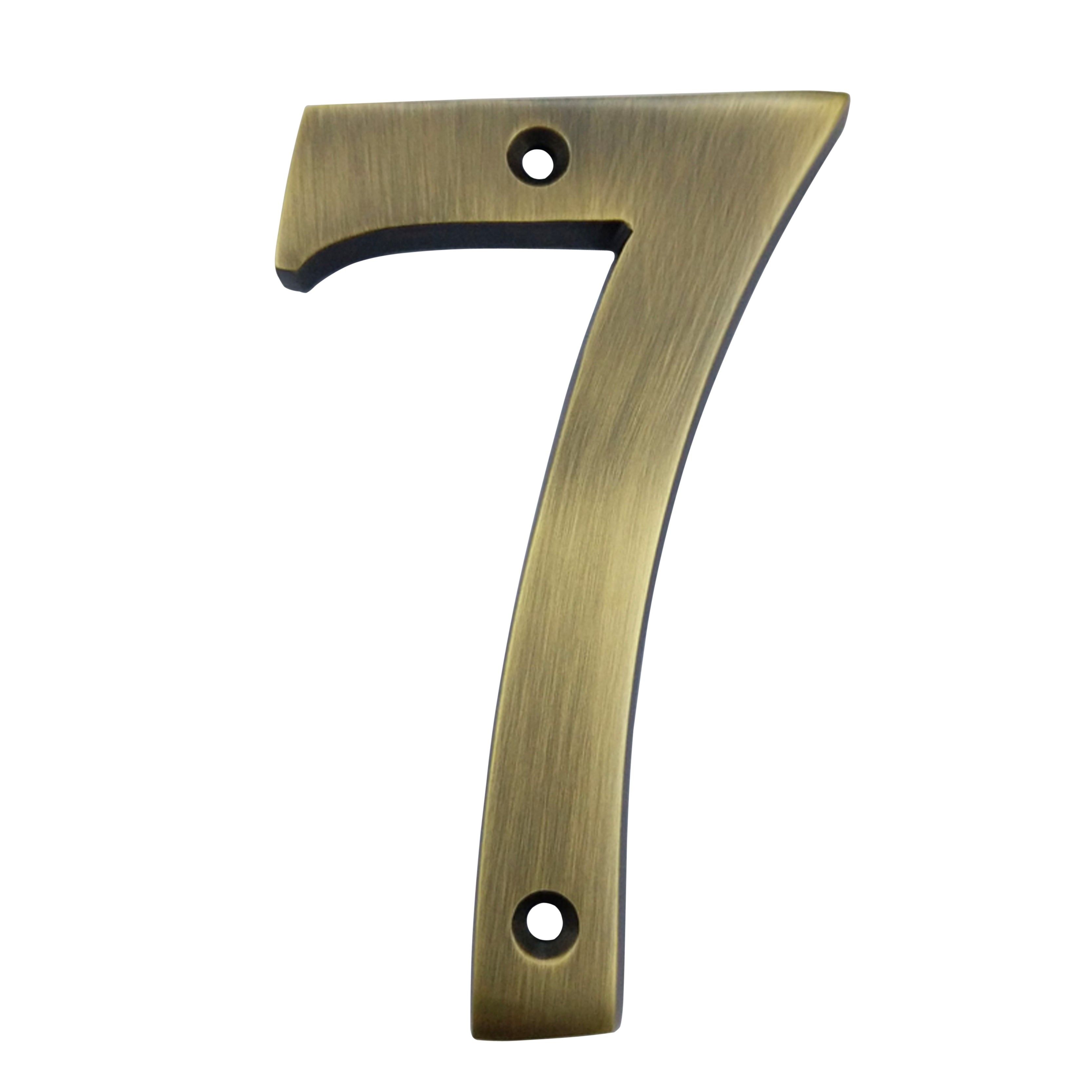 4" Broad Brass Numerals (0-9)