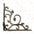 4.5 Inch Meshezaheel Black Antique Iron Shelf Bracket
