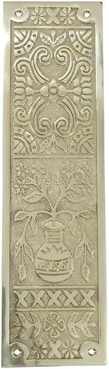 15 Inch "Melchizedek" Decorative Brass Push Plate