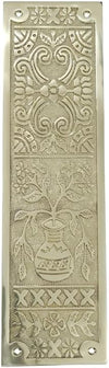 15 Inch "Melchizedek" Decorative Brass Push Plate