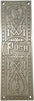 10 Inch Push Aluminium Push Plate
