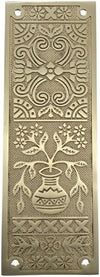 10 Inch "Melchizedek" Brass Push Plate