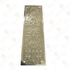 10 Inch "Melchizedek" Brass Push Plate