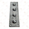 7 Inch Mizpah Rectangular Designer Iron False Hinge