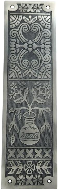 15 Inch "Melchizedek" Decorative Brass Push Plate