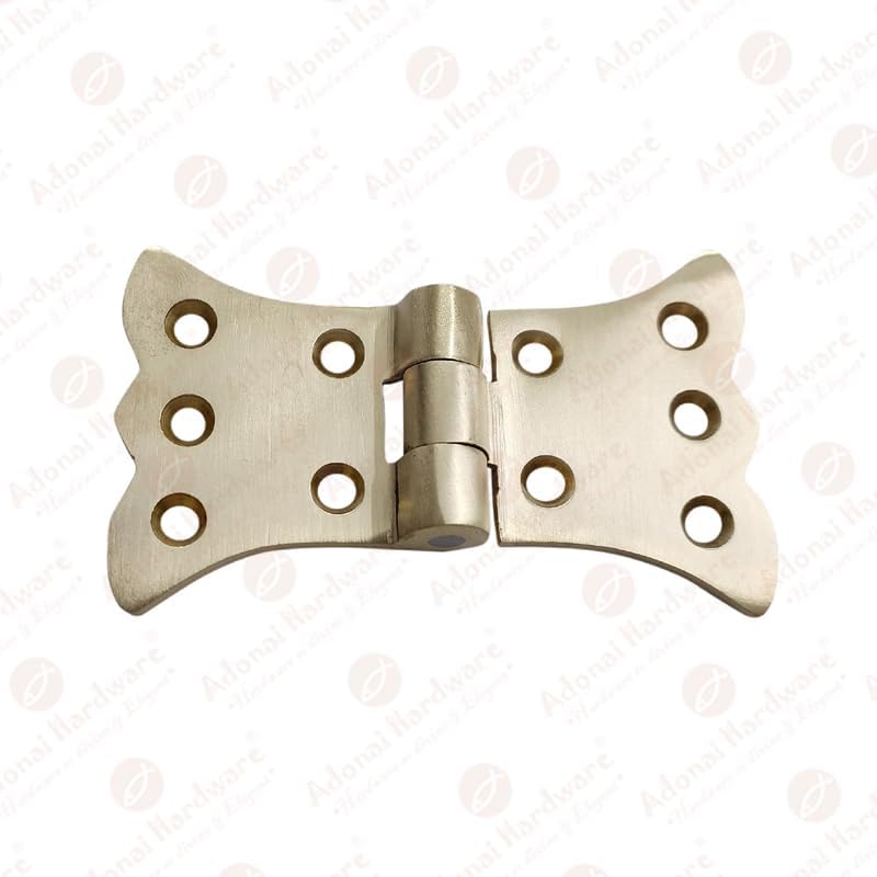 Aeneus Heavy Duty Brass Vintage Cabinet Butterfly Hinges Without Texture