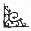 4.5 Inch Meshezaheel Black Antique Iron Shelf Bracket