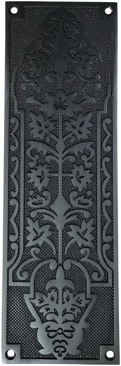 10 Inch "Nezib" Decorative Brass Push Plate