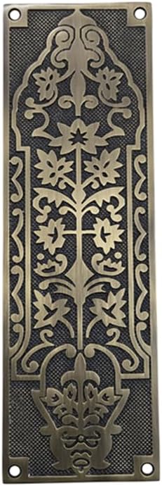 10 Inch "Nezib" Decorative Brass Push Plate