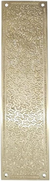 11 Inch "Tikvah" Brass Push Plate