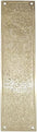 11 Inch "Tikvah" Brass Push Plate