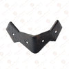 2 Inch "Abba" Black Antique Iron Hand Forged L-Corner
