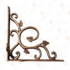 4.5 Inch Meshezaheel Black Antique Iron Shelf Bracket