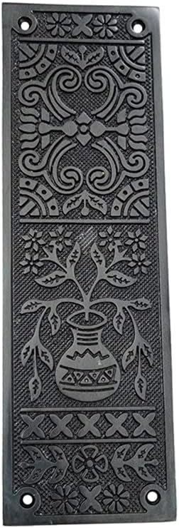10 Inch "Melchizedek" Brass Push Plate