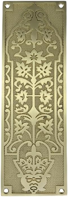 10 Inch "Nezib" Decorative Brass Push Plate