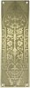 10 Inch "Nezib" Decorative Brass Push Plate