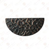 3" "Zoheleth" Black Cast Iron Half Moon Cabinet and Drawer Pull