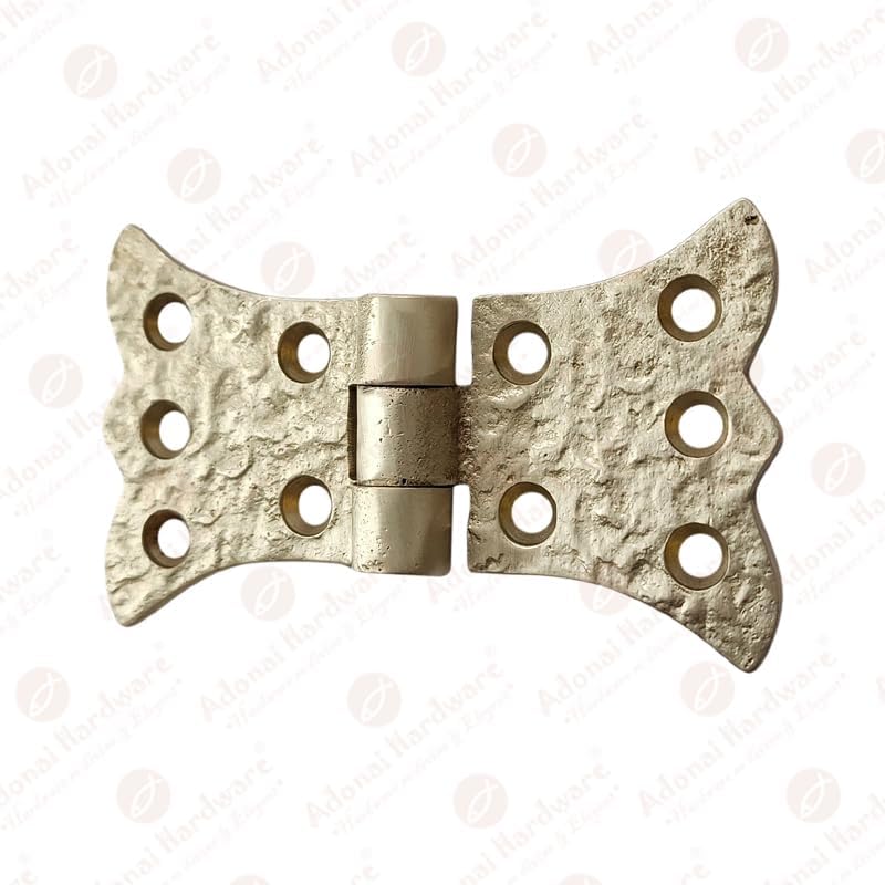 Aeneus Heavy Duty Brass Vintage Cabinet Butterfly Hinges