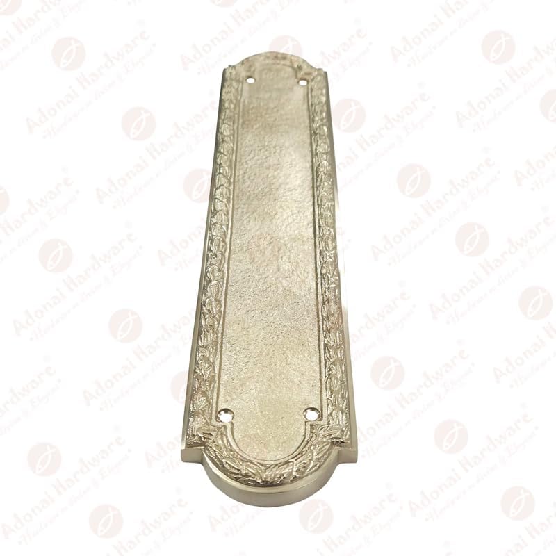 12 Inch "Zilthai" Brass Push Plate