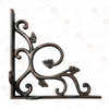 4.5 Inch Meshezaheel Black Antique Iron Shelf Bracket