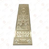 15 Inch "Melchizedek" Decorative Brass Push Plate