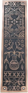15 Inch "Melchizedek" Decorative Brass Push Plate
