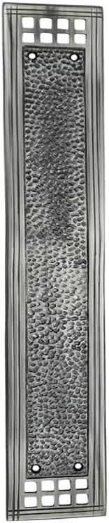 Socoh Hammered Brass Push Plate