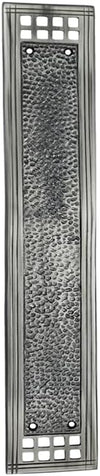 Socoh Hammered Brass Push Plate