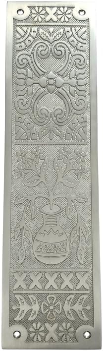 15 Inch "Melchizedek" Decorative Brass Push Plate