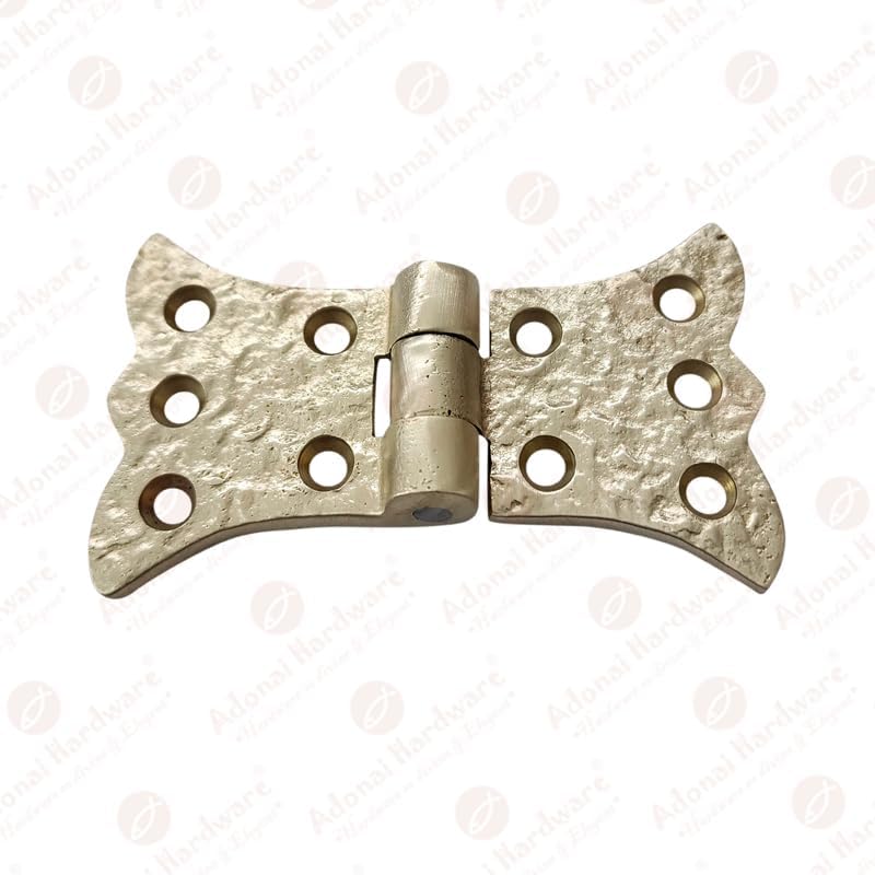 Aeneus Heavy Duty Brass Vintage Cabinet Butterfly Hinges