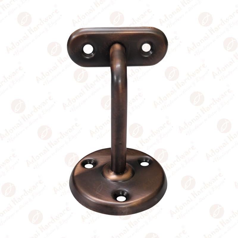 "Izrahiah" Medium Antique Wrought Iron Sturdy Handrail Brackets