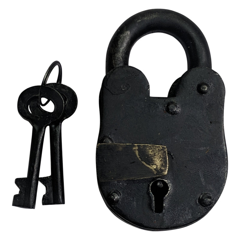 55mm "Jehonathan" Handmade Antique Iron Padlock