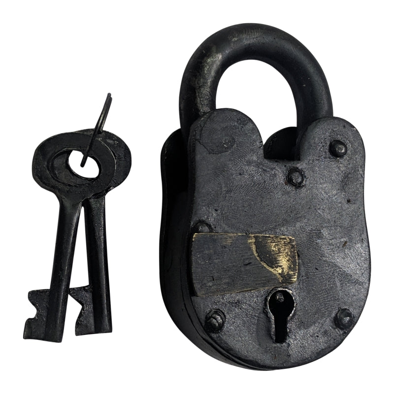 55mm "Jehonathan" Handmade Antique Iron Padlock