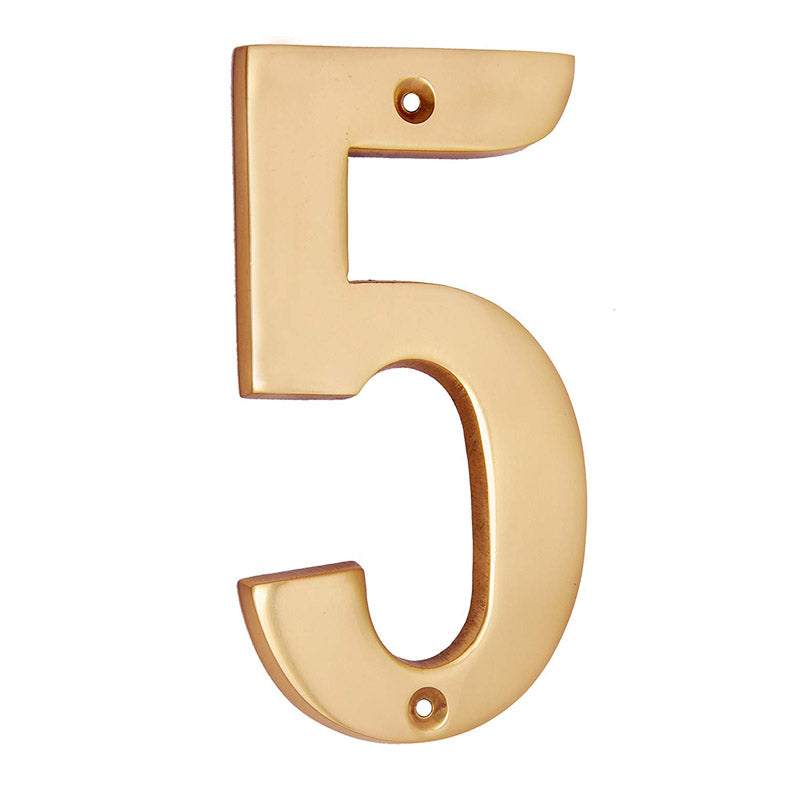 5" Brass Numerals (0-9)