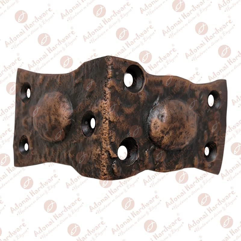 "Arah" Black Antique Cast Iron L-Corner