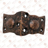 "Arah" Black Antique Cast Iron L-Corner