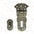 4" "Paran" Black Antique Iron Small Hasp & Staple