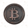 2 Inch Solid Brass Bitcoin Collectible Coin