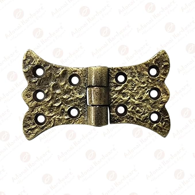 Aeneus Heavy Duty Brass Vintage Cabinet Butterfly Hinges