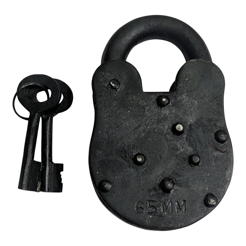 65mm "Jehonathan" Handmade Antique Iron Padlock
