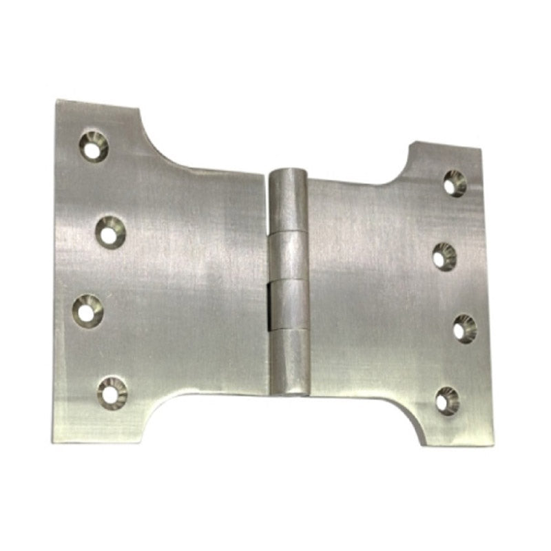 Buy 6" Brass Parliament Hinge - Satin Nickel-Premium Harware Products Online - Adonai Hardware