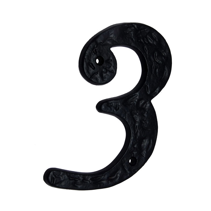 6" Iron Numerals (0-9) Heavy Duty