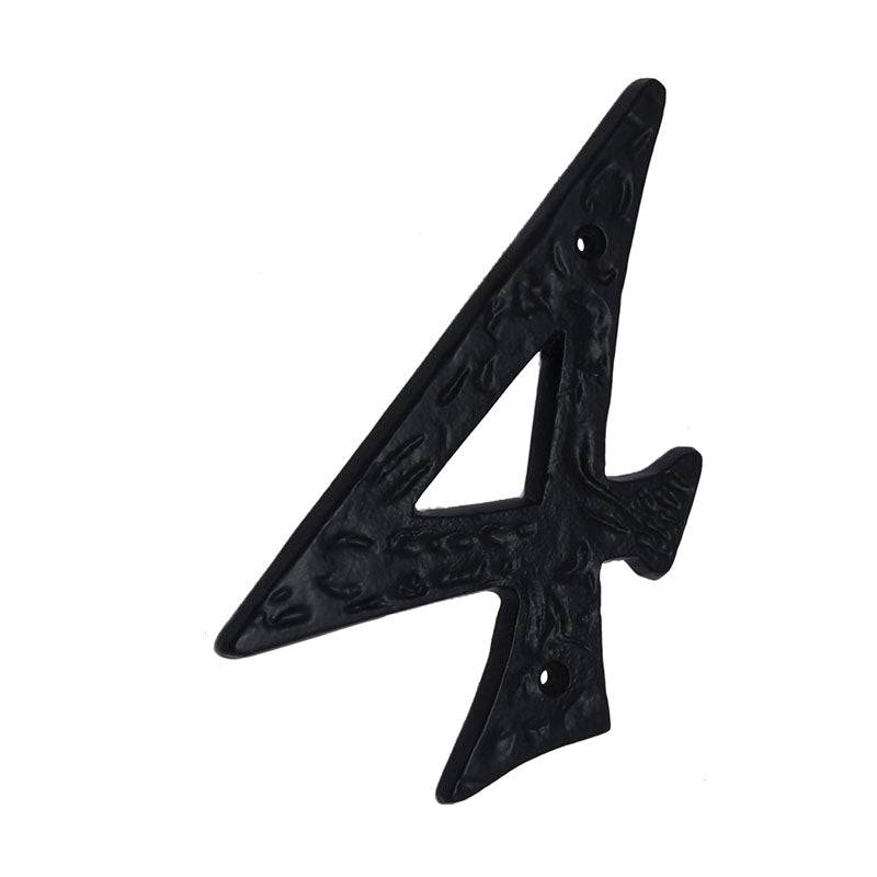 6" Iron Numerals (0-9) Heavy Duty