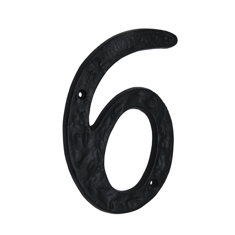 6" Iron Numerals (0-9) Heavy Duty