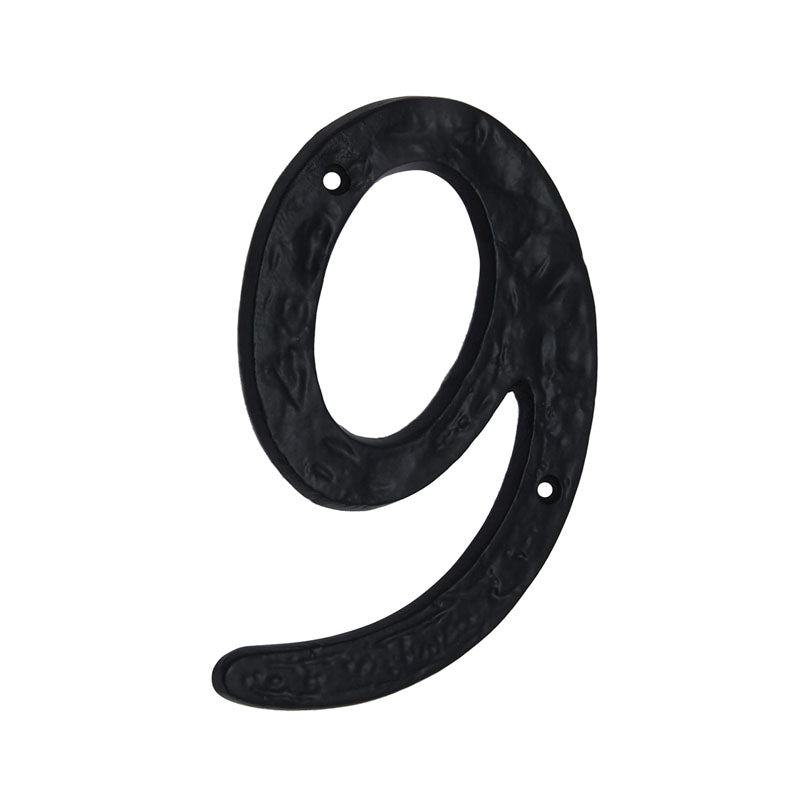 6" Iron Numerals (0-9) Heavy Duty