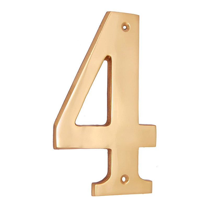 6" Brass Numerals (0-9)