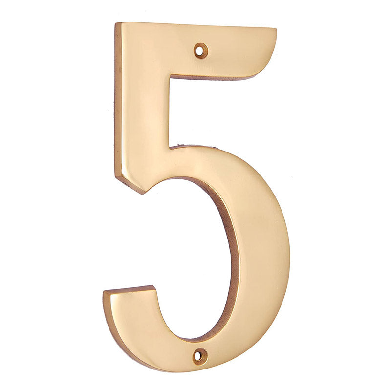 6" Brass Numerals (0-9)