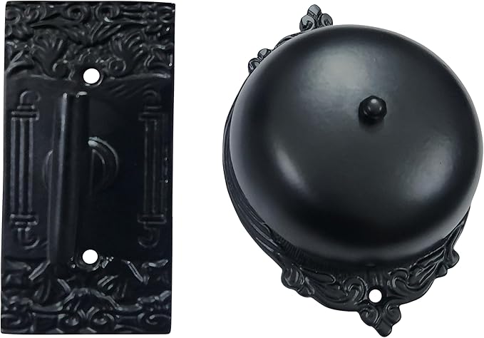 "Abijam" Brass Manual Old Fashioned Door Bell