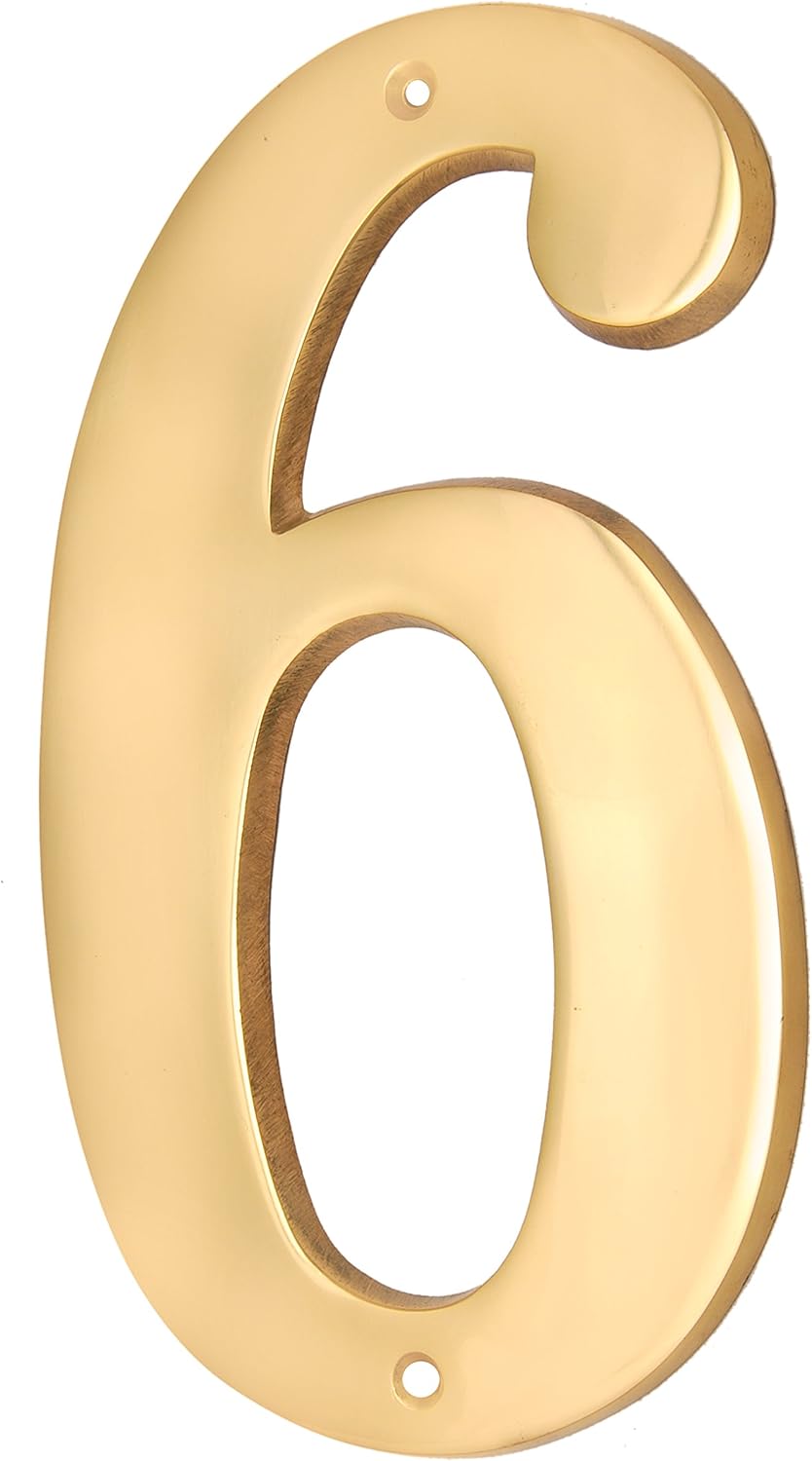 8" Brass Numerals (0-9)